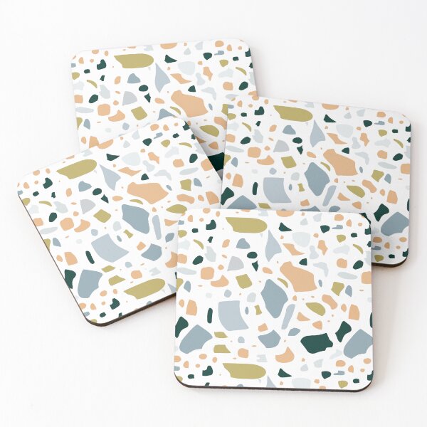 Item preview, Terrazzo colored stone pattern number6 designed and sold by pocketgraphic.