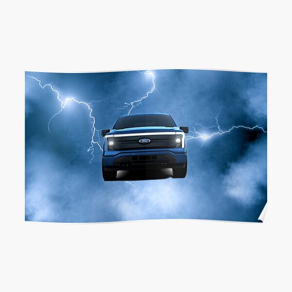 F-150 Lightning SVT Truck WALL GRAPHIC DECAL MAN CAVE MURAL PRINT 7100 