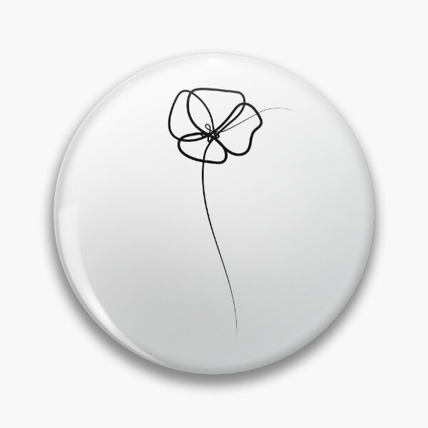 Item preview, Poppy Flower Minimal art | One Line Drawing | One Line Art designed and sold by One-Line-Artist.