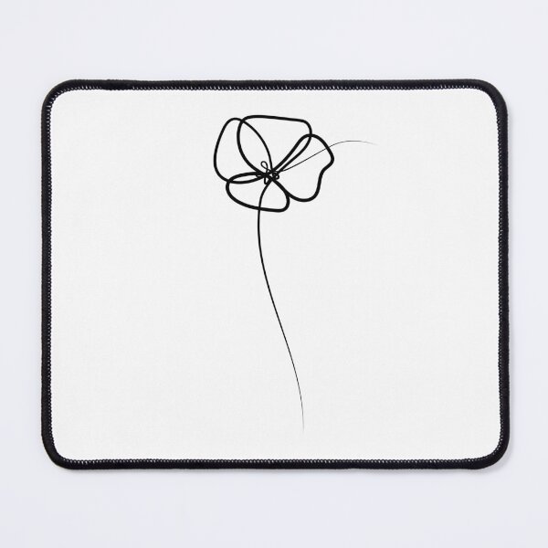 Item preview, Poppy Flower Minimal art | One Line Drawing | One Line Art designed and sold by One-Line-Artist.