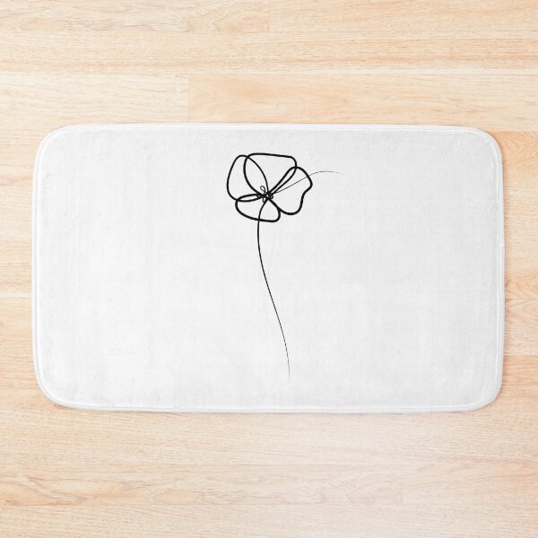 Item preview, Poppy Flower Minimal art | One Line Drawing | One Line Art designed and sold by One-Line-Artist.
