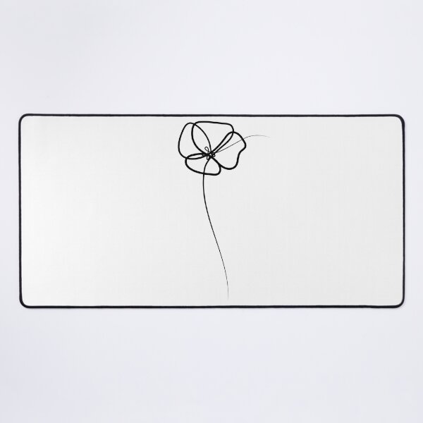 Item preview, Poppy Flower Minimal art | One Line Drawing | One Line Art designed and sold by One-Line-Artist.