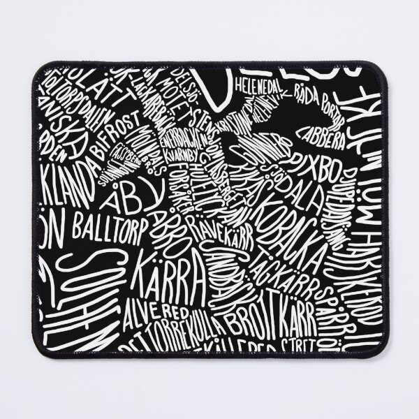 Item preview, Typographic Map of Mölndal designed and sold by sarkobang.