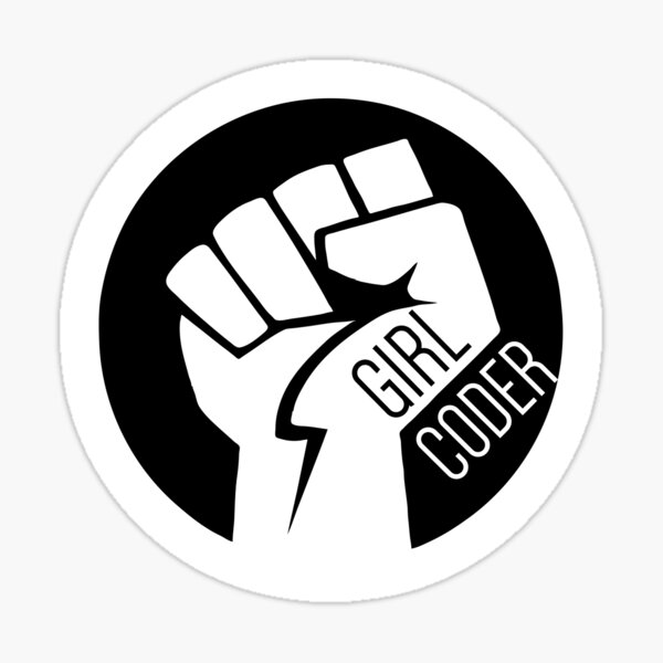 Girl Coder Sticker