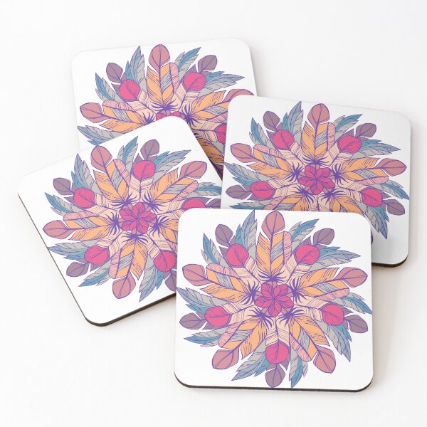 Item preview, Hand Drawn Colored Circular Pattern designed and sold by JTS STORE.
