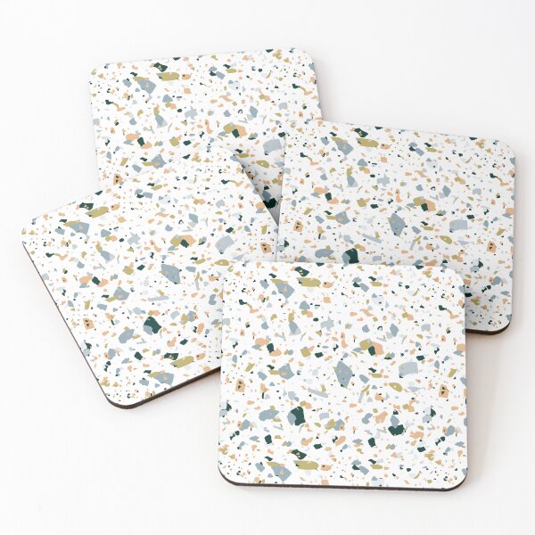 Item preview, Terrazzo colored stone pattern number8 designed and sold by pocketgraphic.