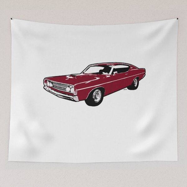 Item preview, Red 68/69 FF Fastback designed and sold by CoolRide.