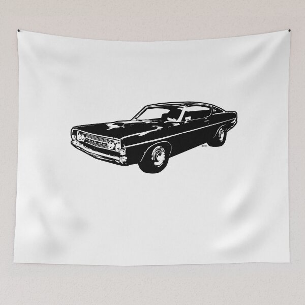 Item preview, Black Copy of Red 68/69 FF Fastback designed and sold by CoolRide.