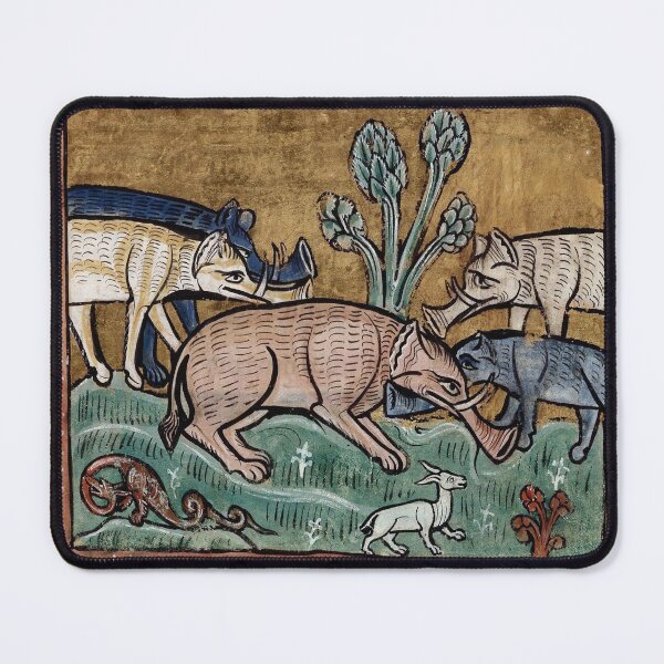 Item preview, Medieval warthogs designed and sold by Vintage Designs +.