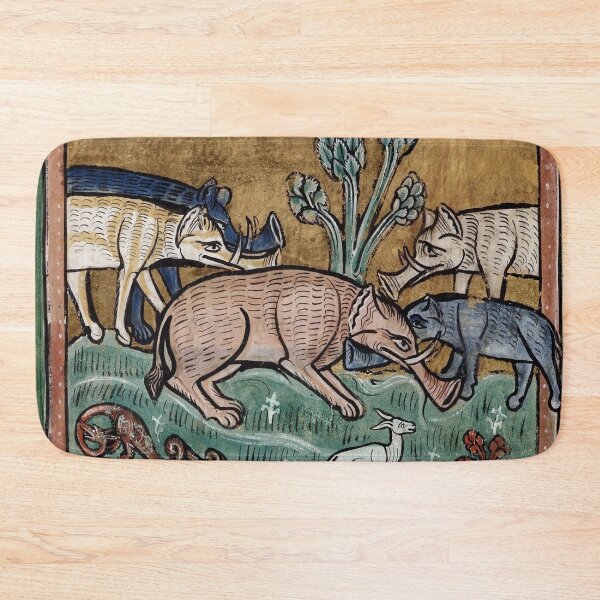 Item preview, Medieval warthogs designed and sold by Vintage Designs +.