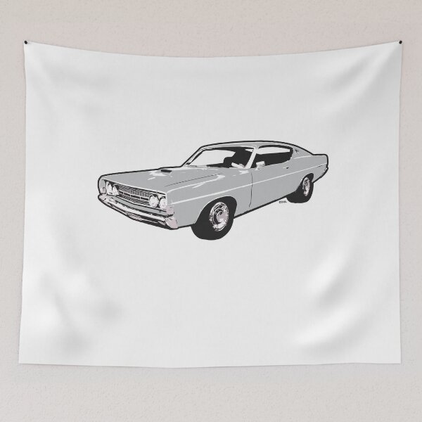 Item preview, Grey 68/69 FF Fastback designed and sold by CoolRide.
