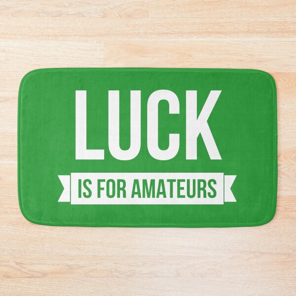 Item preview, Luck is for Amateurs | Poker & Casino Culture designed and sold by Nostalgia-Lab.