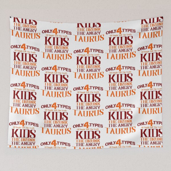 Item preview, only 4 types of Taurus kids drunk angry designed and sold by bestdesign4u.