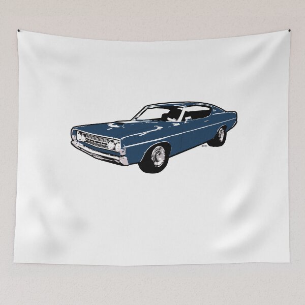 Item preview, Blue 68/69 FF Fastback designed and sold by CoolRide.