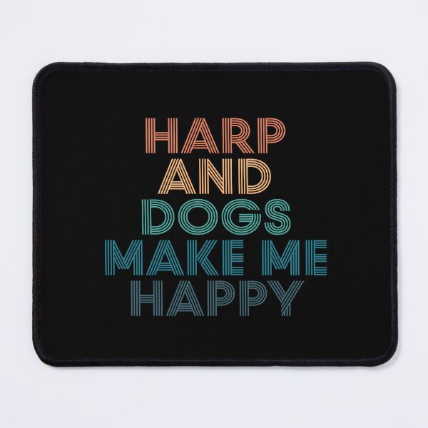 Item preview, Harp And Dogs Make Me Happy- Gift for Harp & Dogs Fans designed and sold by kindxinn.