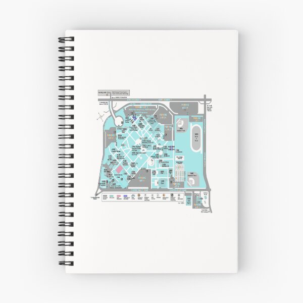 Item preview, Student College Claremont McKenna College Map designed and sold by karibenart.