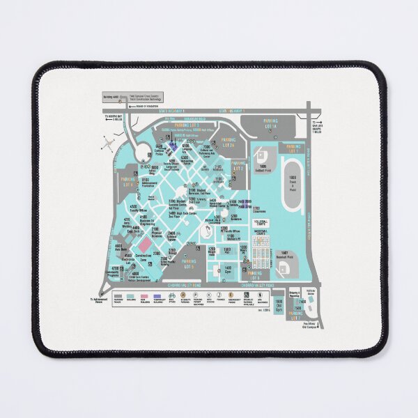 Item preview, Student College Claremont McKenna College Map designed and sold by karibenart.