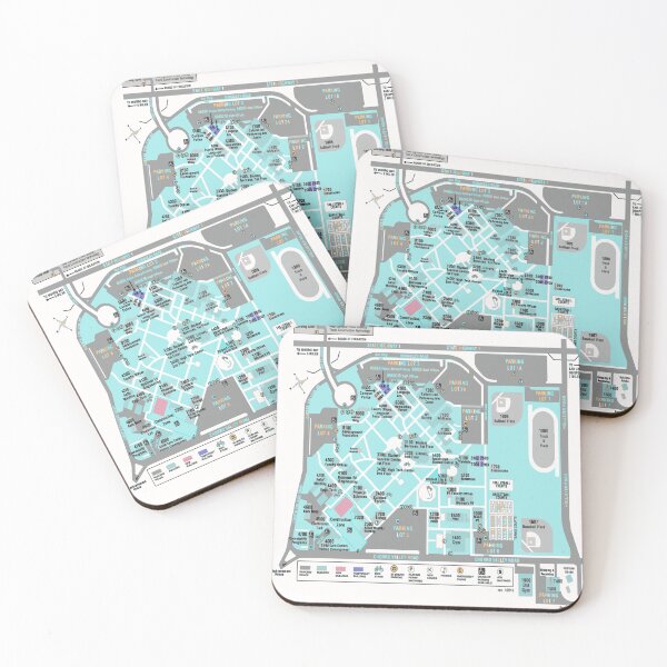 Item preview, Student College Claremont McKenna College Map designed and sold by karibenart.