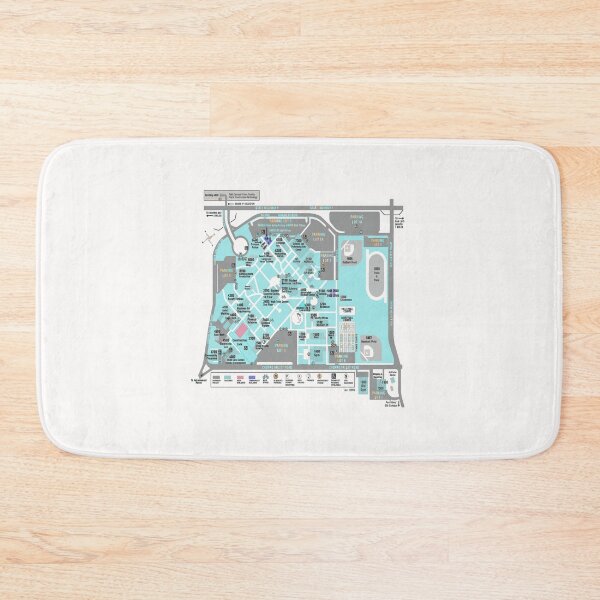 Item preview, Student College Claremont McKenna College Map designed and sold by karibenart.