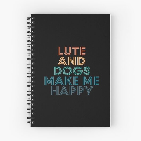 Item preview, Lute And Dogs Make Me Happy- Gift for Lute & Dogs Fans designed and sold by kindxinn.