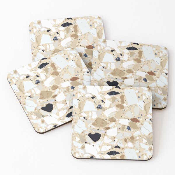 Item preview, Terrazzo colored stone pattern number10 designed and sold by pocketgraphic.