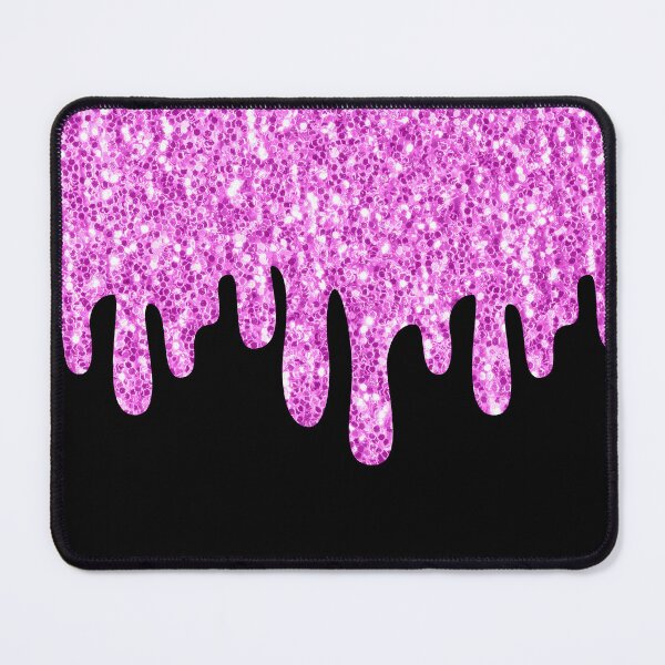 Item preview, Dripping faux Sparkles Orchid Pink Purple Black (Photo of Glitter - Not Reflective) designed and sold by PLdesign.