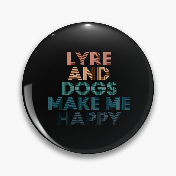 Item preview, Lyre And Dogs Make Me Happy- Gift for Lyre & Dogs Fans designed and sold by kindxinn.