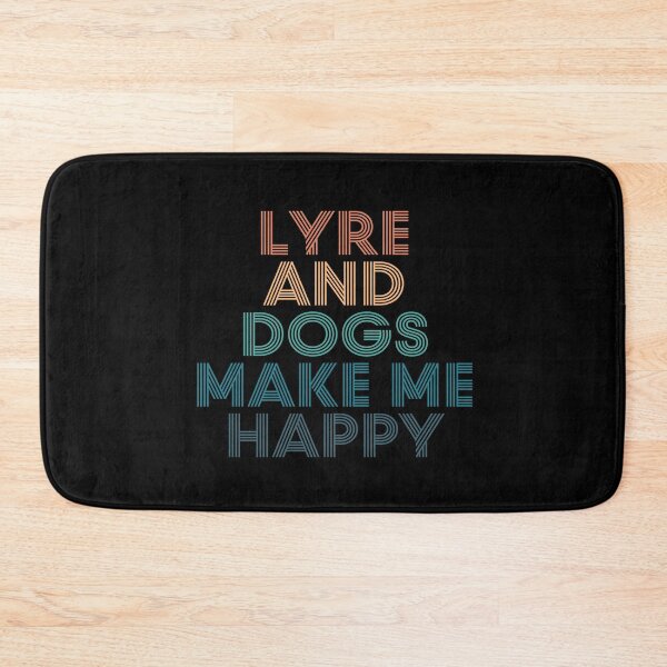 Item preview, Lyre And Dogs Make Me Happy- Gift for Lyre & Dogs Fans designed and sold by kindxinn.