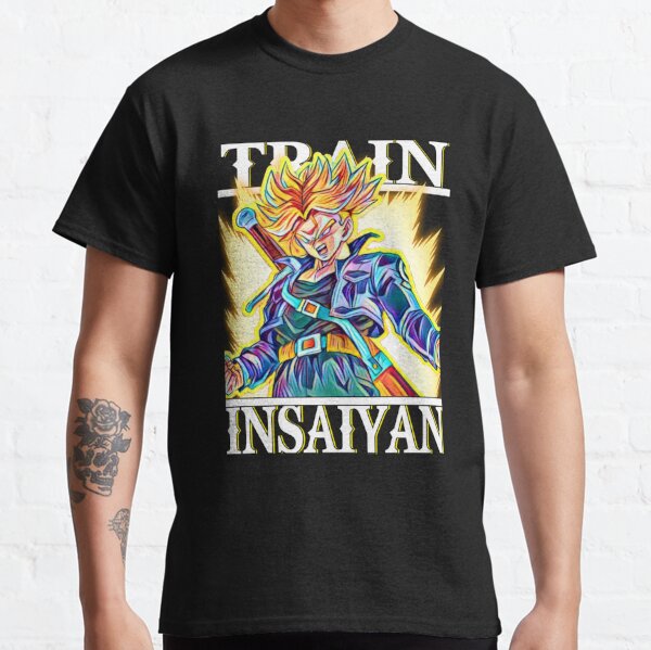 Camiseta Raglan Dragon Ball Trunks Futuro Ssj Saiyajin 1309