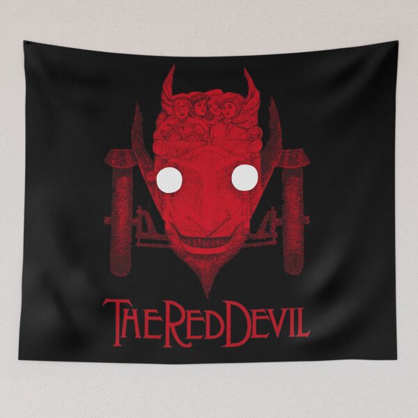 Item preview, The Red Devil Car (Lettered) designed and sold by alexp01.