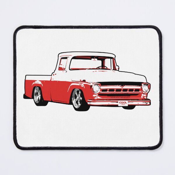 Item preview, Red & White 50s Lowered F Truck designed and sold by CoolRide.
