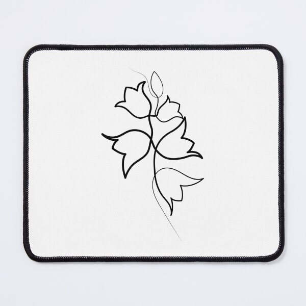 Item preview, Bluebell Flower Minimal art | One Line Drawing | One Line Art designed and sold by One-Line-Artist.
