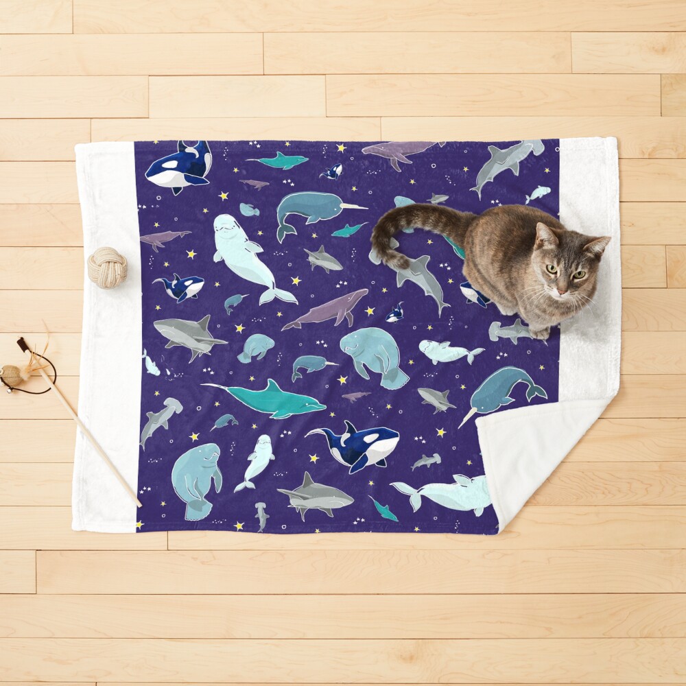 Vista previa del artículo con la obra «Manta para mascotas», diseñado y vendido por Nemki.