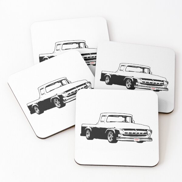 Item preview, Black & White 50s Lowered F Truck designed and sold by CoolRide.