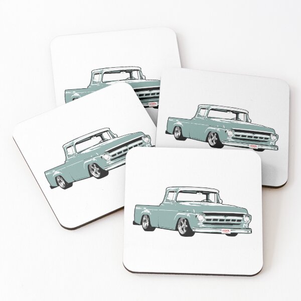Item preview, Light Blue 50s Lowered F Truck designed and sold by CoolRide.