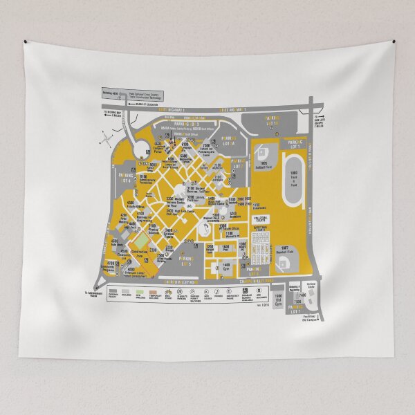 Item preview,  College Claremont McKenna College Map designed and sold by karibenart.
