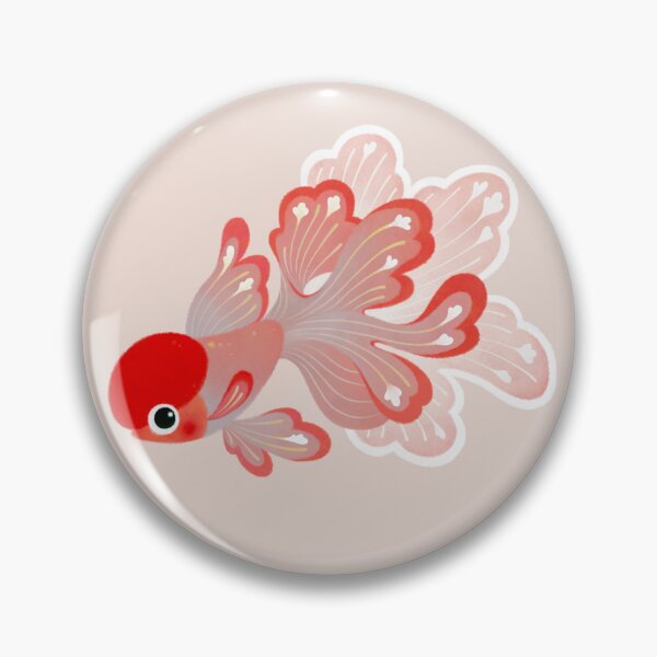 Item preview, Red cap oranda designed and sold by pikaole.