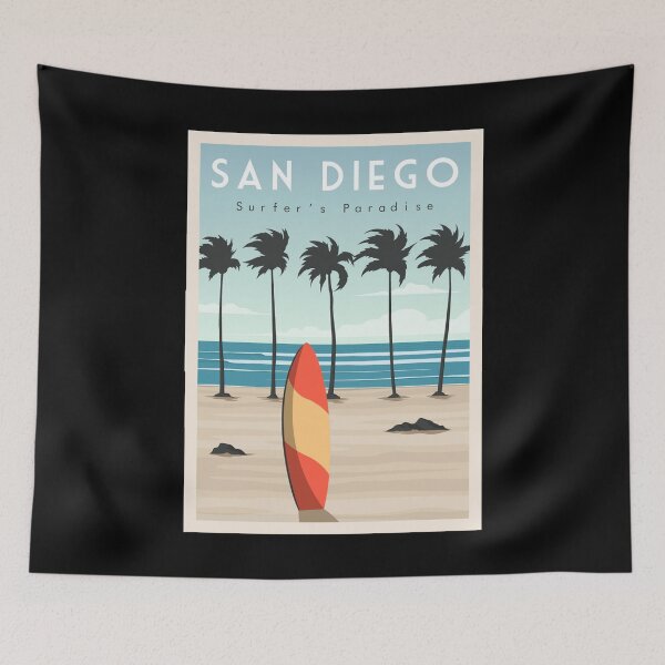 Item preview, San Diego surf beach designed and sold by chrlalexandru.