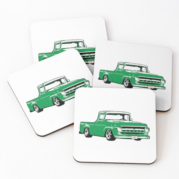 Item preview, Green 50s Lowered F Truck designed and sold by CoolRide.