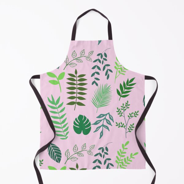 Artikelvorschau, Retro-Blattmuster in Pastellrosa entworfen und verkauft von Holly-berry-art.