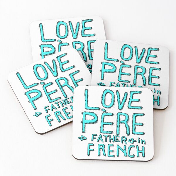 Item preview, LOVE PÈRE, FATHER IN FRENCH 2 designed and sold by ILA-DODO.
