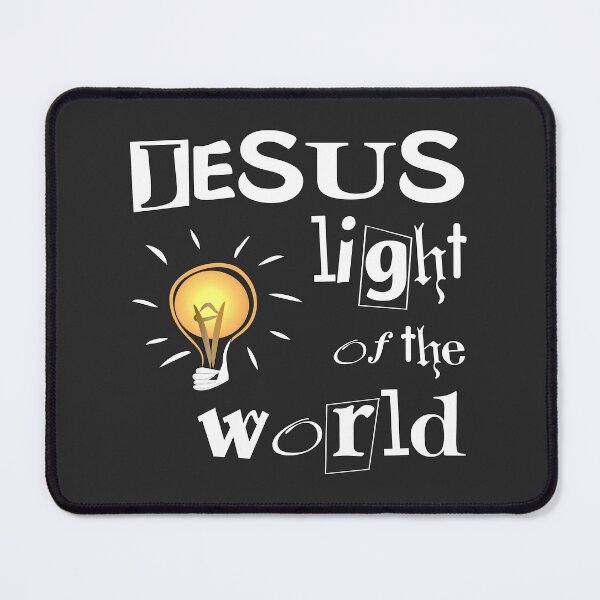 Item preview, Christian Quote - Jesus Light of the World designed and sold by simplydesignart.