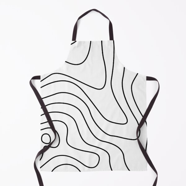 Item preview, Topography Black and White Pattern designed and sold by lolora.