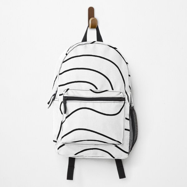 Item preview, Topography Black and White Pattern designed and sold by lolora.