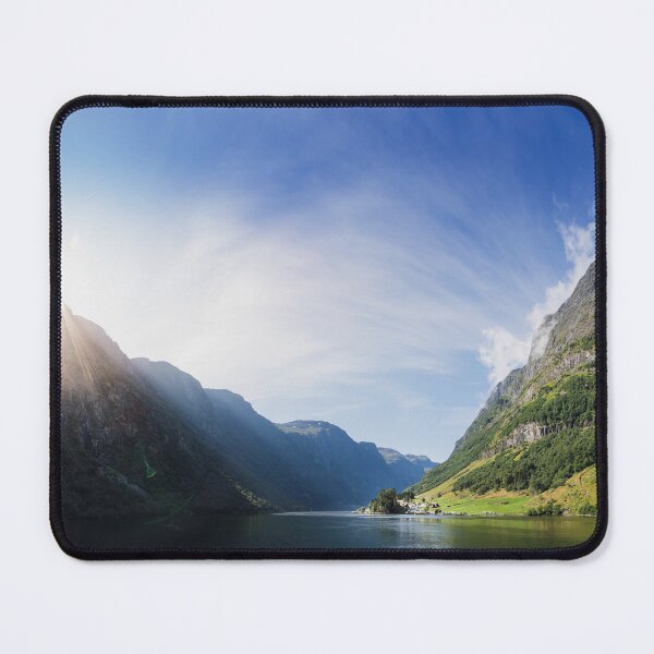 Item preview, Sunrise over Fjord Village designed and sold by Nicklas81.