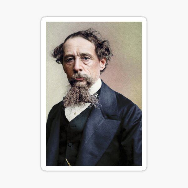 Item preview, Charles Dickens, 1850.  designed and sold by Marina Amaral.