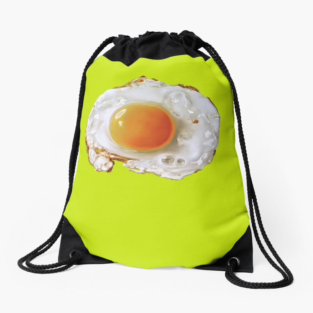 Fried Eggs Drawstring Bag