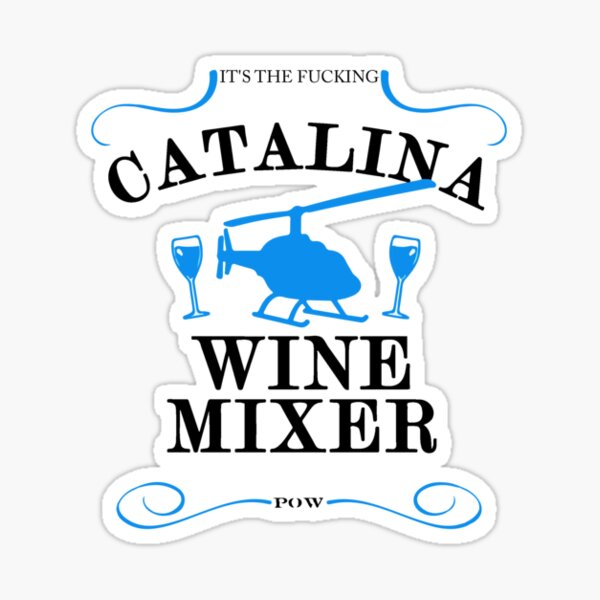 Catalina Wein Mixer Sticker