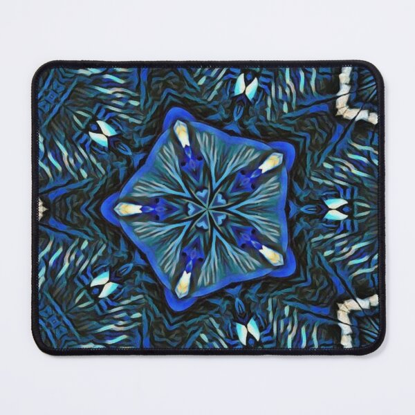 Item preview, Exploring geometric blue art  designed and sold by mindmaster007.