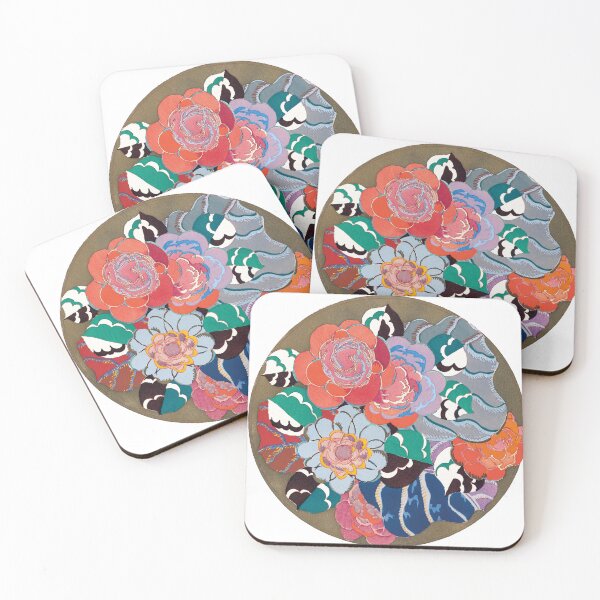Item preview, Flower art deco pattern by Édouard Bénédictus 1928 designed and sold by The Happy Plot.